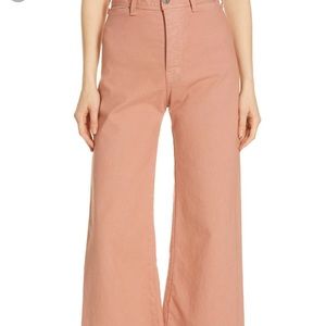 Veronica Beard Cynthia Cropped Pants Dusty Rose